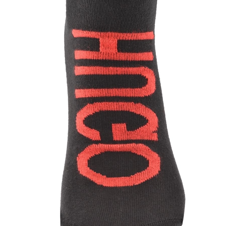 Alternative Image for ProductHUGO Double Pack Socks Black3